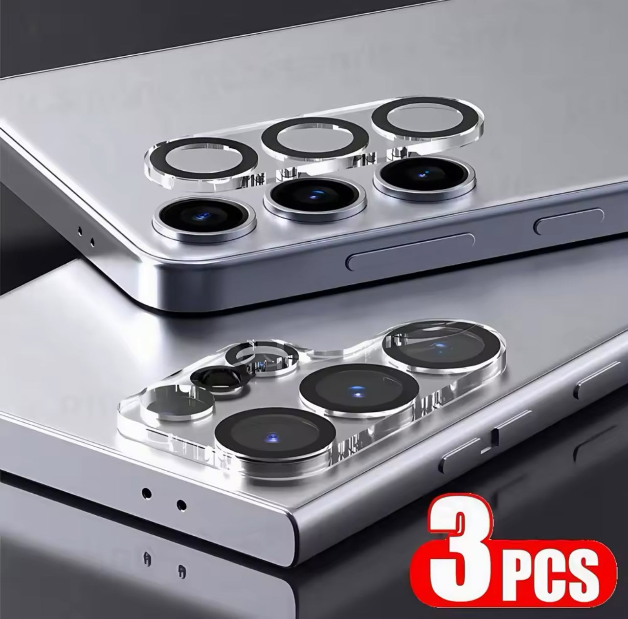 PJun Branded Night Black Series Full Coverage Camera Lens Protector- 3pcs Samsung Galaxy S25 Series PJun Branded Night Black Series Full Coverage Camera Lens Protector- 3pcs Samsung Galaxy S25 Series